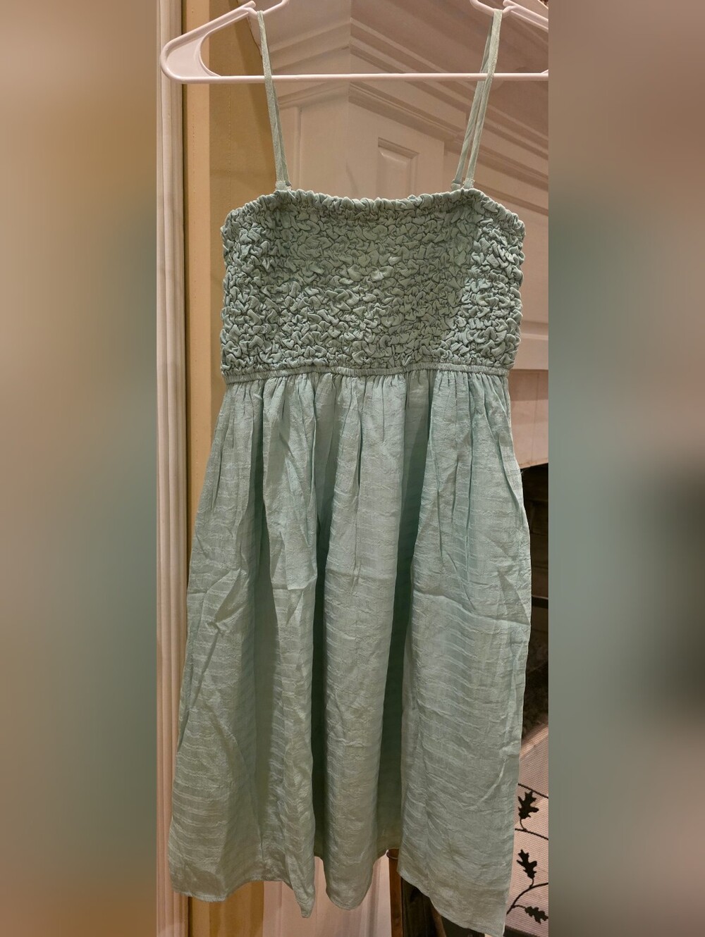 Hem & Thread Light Aqua Smocked Sundress